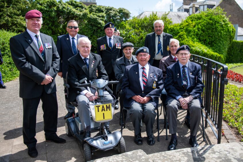 Carnoustie veterans D-Day commemoration.