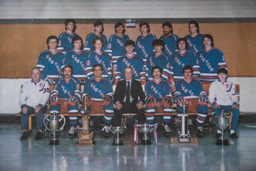 Dundee Rockets team photo from the 1981-82 season.