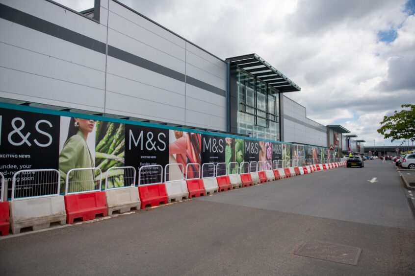 Marks and Spencer shop at Gallagher Retail Park.