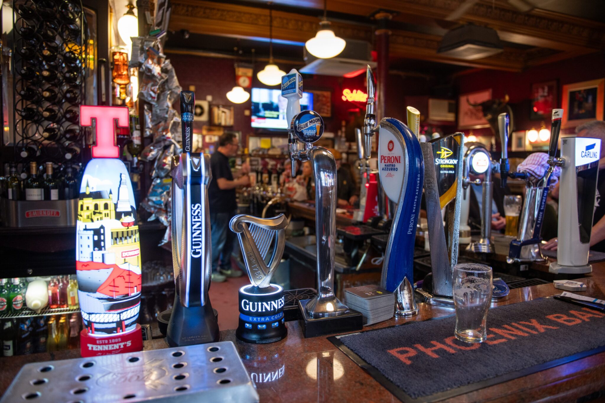 Is the food as good as the drinks at Dundee's iconic Phoenix bar?