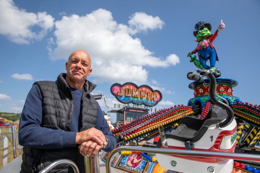 Son Stanley runs several rides and stalls at Burntisland Fairground. 