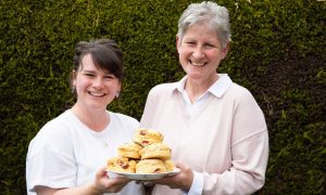 Mother and daugher Tracey Harkins and Kate Gill have started a baking business together, called Honeysuckle Homebakes. Image: Kenny Smith/DC Thomson