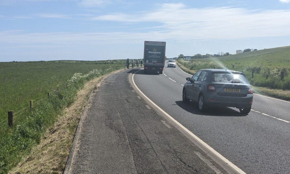 The surface on the popular St Andrews to Guardbridge cycle path is in poor condition.