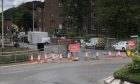 The roadworks on Dens Road in Dundee. Image: James Simpson/DC Thomson