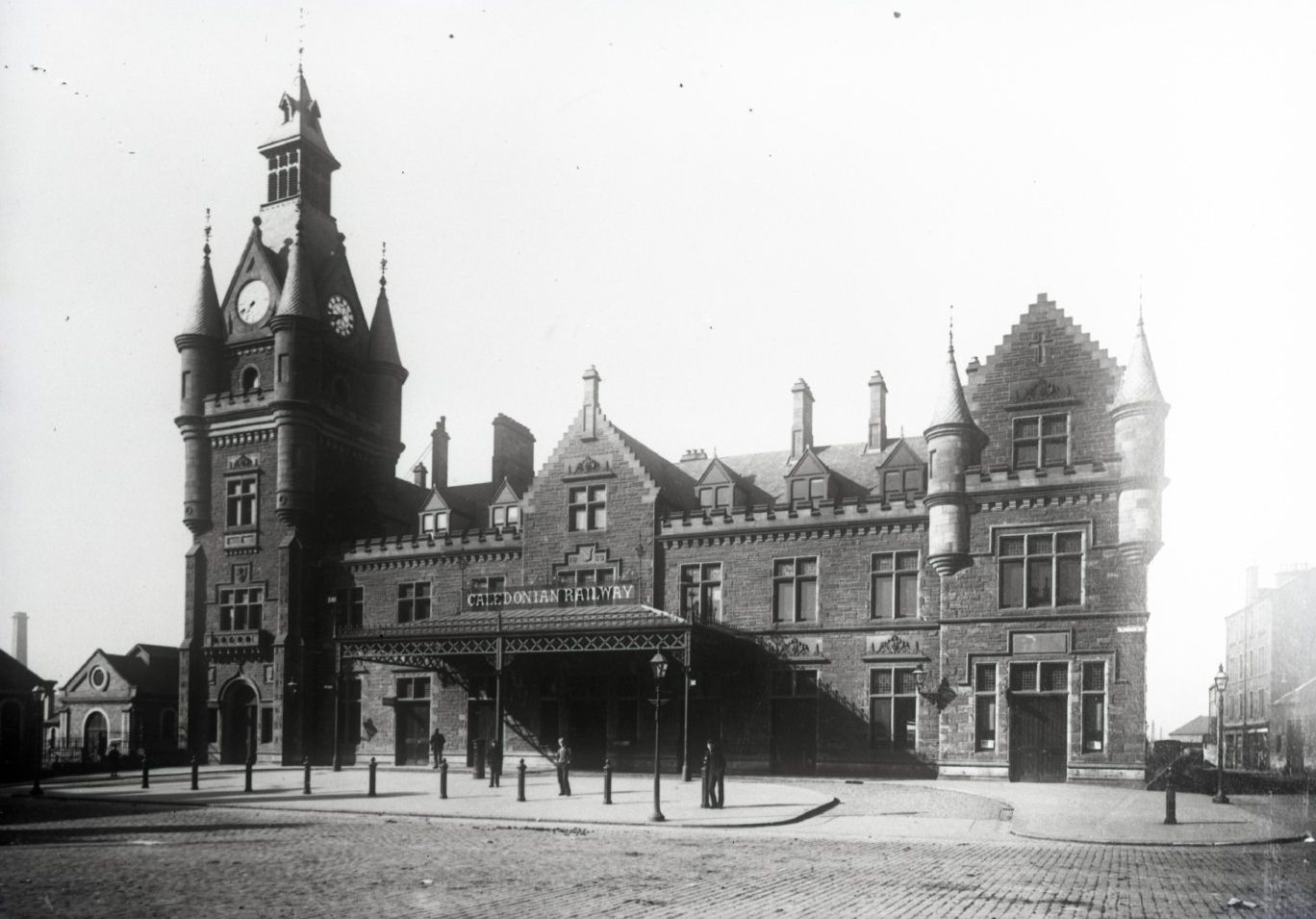 The exterior of Dundee West Station, which was a gothic masterpiece. 
