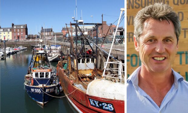 Peter Stirling wants Arbroath to become Scotland's top seaside town. Image: Kim Cessford/Supplied