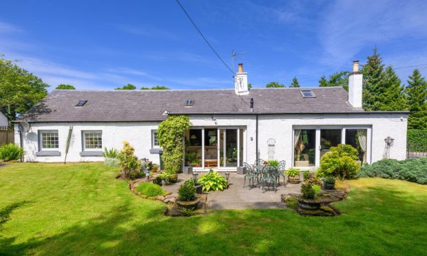 Rose Cottage is a lovely two-bedroom home in a peaceful Perthshire village. Image: Savills.