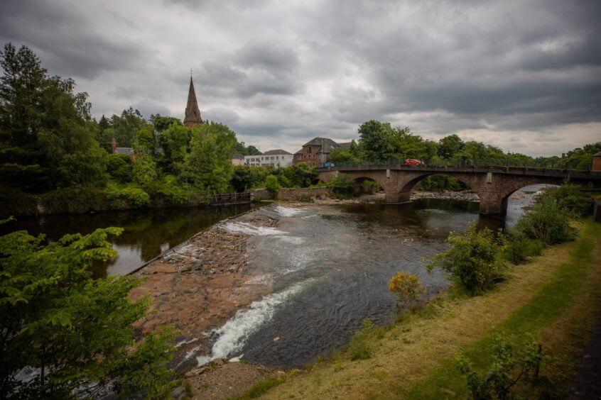 River Ericht through Blairgowrie