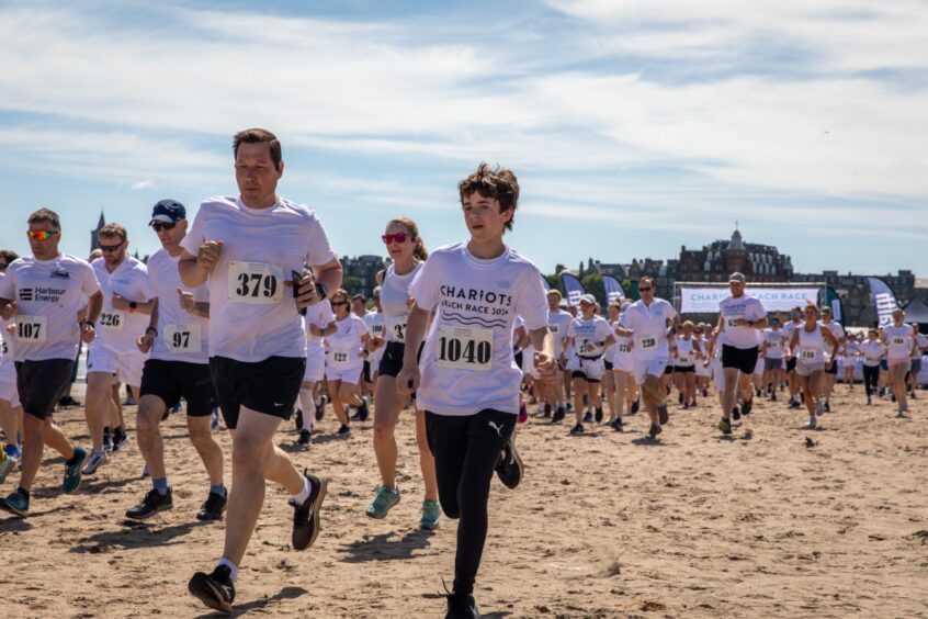 Chariots of Fire beach race St Andrews