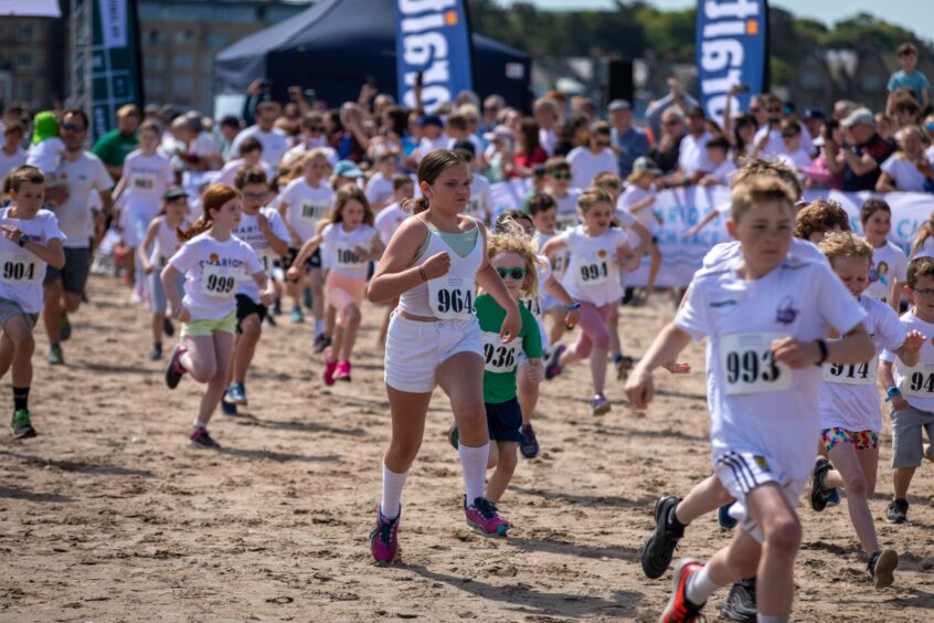 Chariots of Fire beach race, St Andrews.