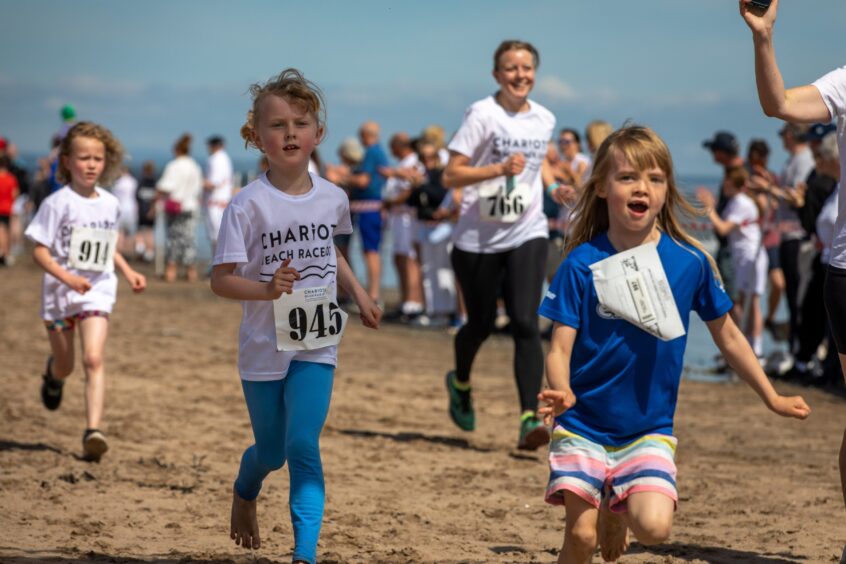 Chariots of Fire beach race St Andrews