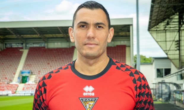 Dunfermline Athletic F.C. keeper Deniz Mehmet.