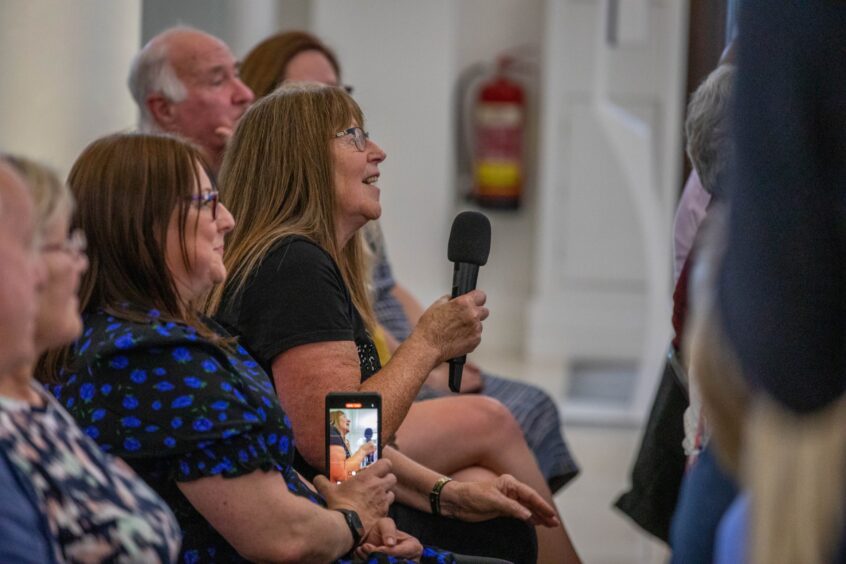 John Swinney event Dundee