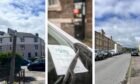 Caird Terrace and Arklay Terrace are two of the Dundee pavement parking ticket hotspots. Image: Ellidh Aitken/Kris Miller/DC Thomson