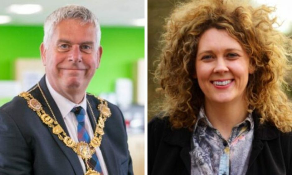 Brian Boyd resigned after an outburst against Arbroath councillor Lois Speed.