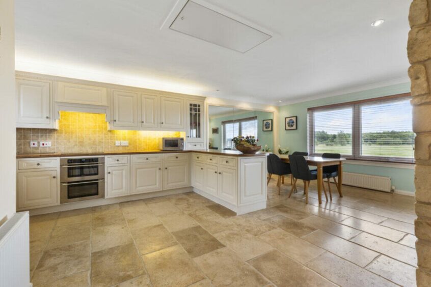 Open plan kitchen. 