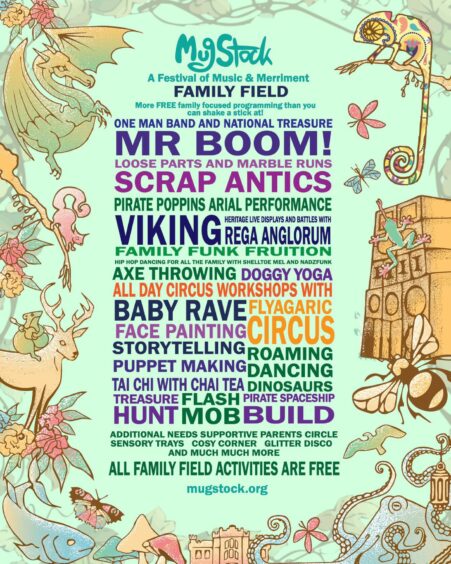 Poster for Mugstock family field