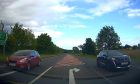 Car seen driving dangerously on A985
