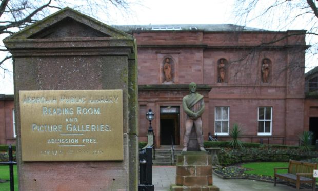 Arbroath library in Hill Terrace. Image: DC Thomson