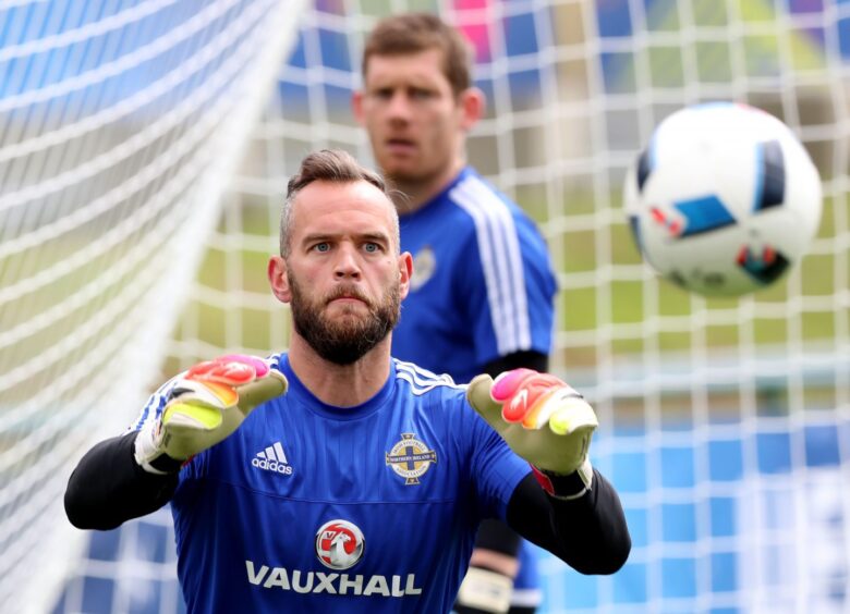 Alan Mannus at Euro 2016.