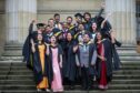 A group graduating with Masters in Data Science, Computing Science and Data and Engineering. Image: Mhairi Edwards/DC Thomson