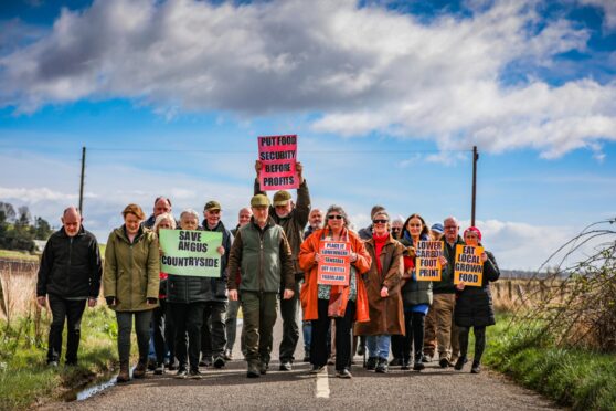 Cotton of Lownie campaigners fought the Lairds plan. Image: Mhairi Edwards/DC Thomson