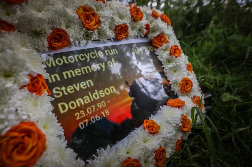 Steven Donaldson memorial motorcycle run.