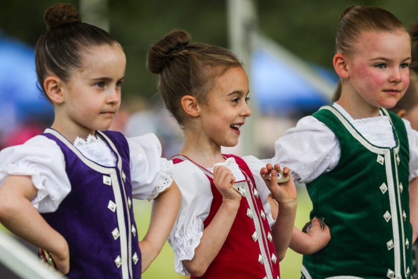 Highland dancing at Strathmore Highland Games.