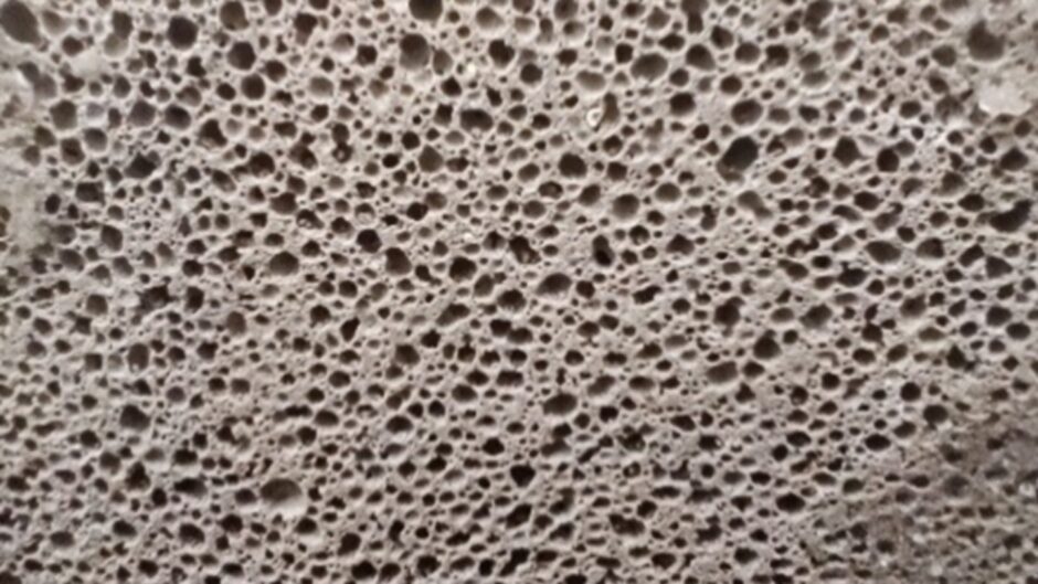 Reinforced Autoclaved Aerated Concrete found in Angus houses.