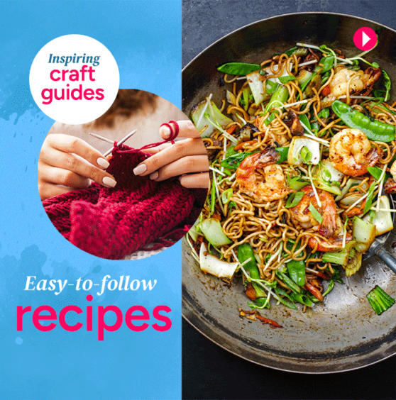 Inspiring craft guides and easy-to-follow recipes (DC Thomson)