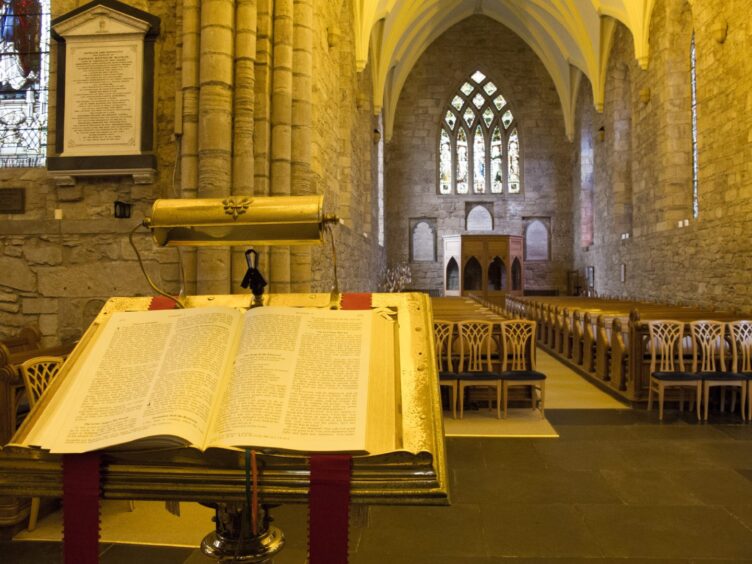 Fornoch Cathedral interior