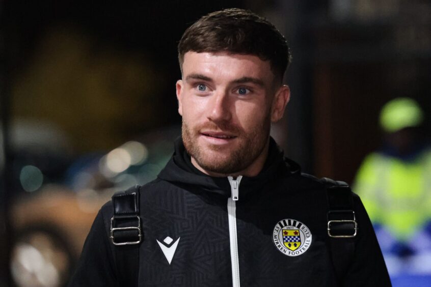 Ryan Strain during his time with St Mirren. 