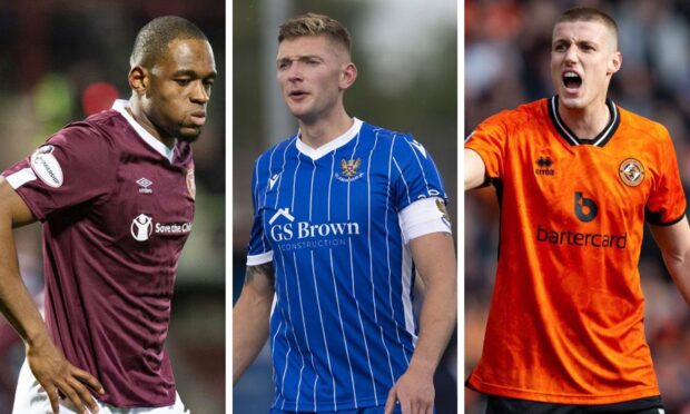 Uche Ikpeazu (left) and Sam McClelland (right) will be new options for Craig Levein but it looks like Liam Gordon is leaving St Johnstone.