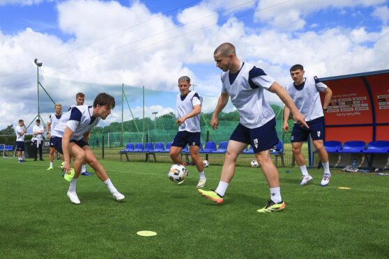 Dundee players are being put through their paces in Poland. Image: David Young
