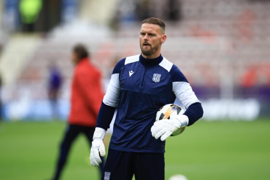 Dundee keeper Trevor Carson. Image: David Young/Shutterstock