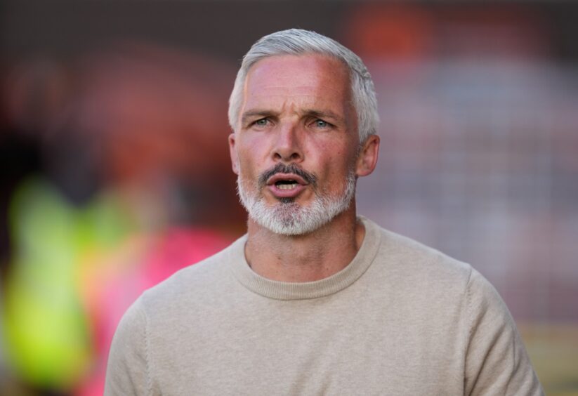 Jim Goodwin was satisfied with Dundee United's workout