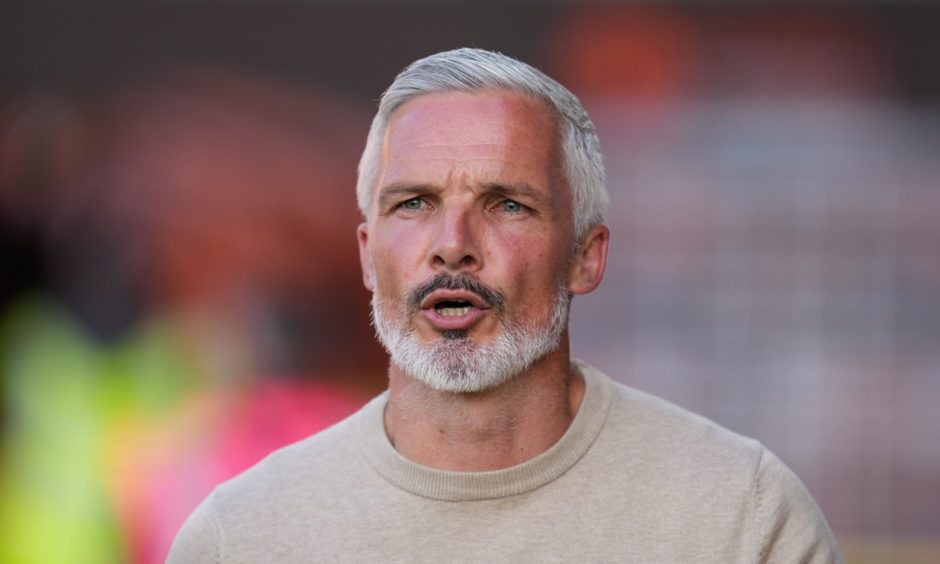 Jim Goodwin was satisfied with Dundee United's workout