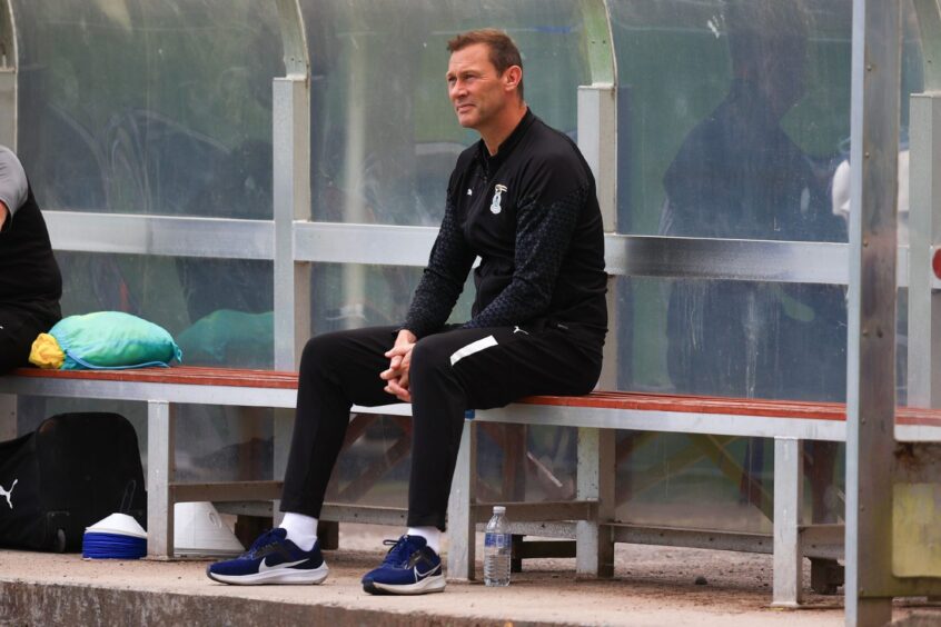 Duncan Ferguson looks on as his Inverness side are well beaten. Image: David Young/Shutterstock