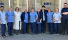 NHS Tayside vaccination centre staff.