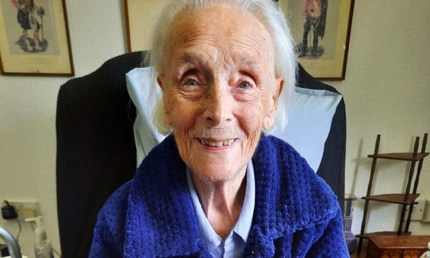 To go with story by Rebecca Baird. Bowerswell's oldest resident Elsie Mackay dies aged 103 Picture shows; Elsie Mackay obituary. na. Supplied by Image: Supplied.  Date; Unknown