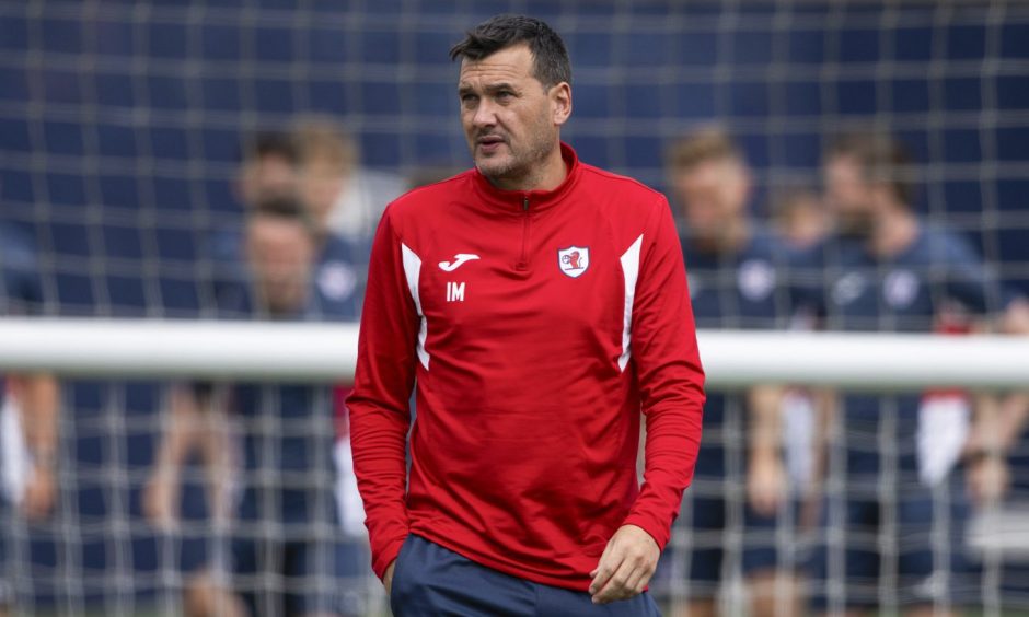 Raith Rovers manager Ian Murray during a pre-season training session.