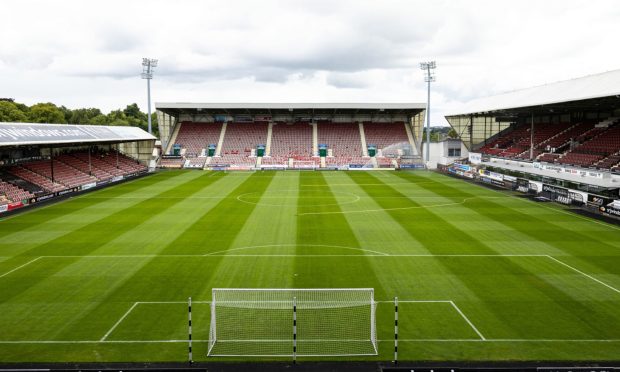 Dunfermline Athletic's East End Park stadium.