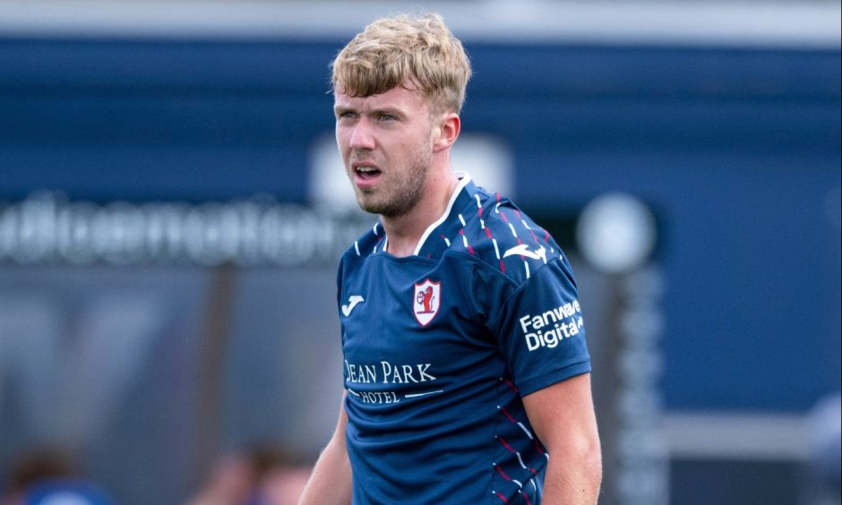 Kieran Freeman in action for Raith Rovers.