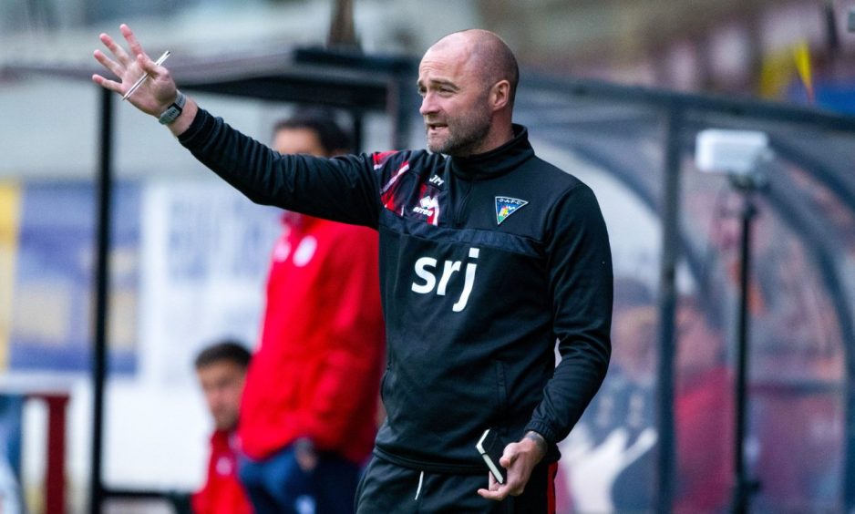 Dunfermline Athletic F.C. manager James McPake.