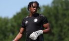 Keeper Tobi Oluwayemi during pre-season training with Celtic in the United States.