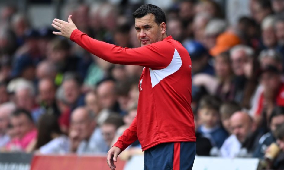 Raith Rovers manager Ian Murray during the cup defeat to Ross County.