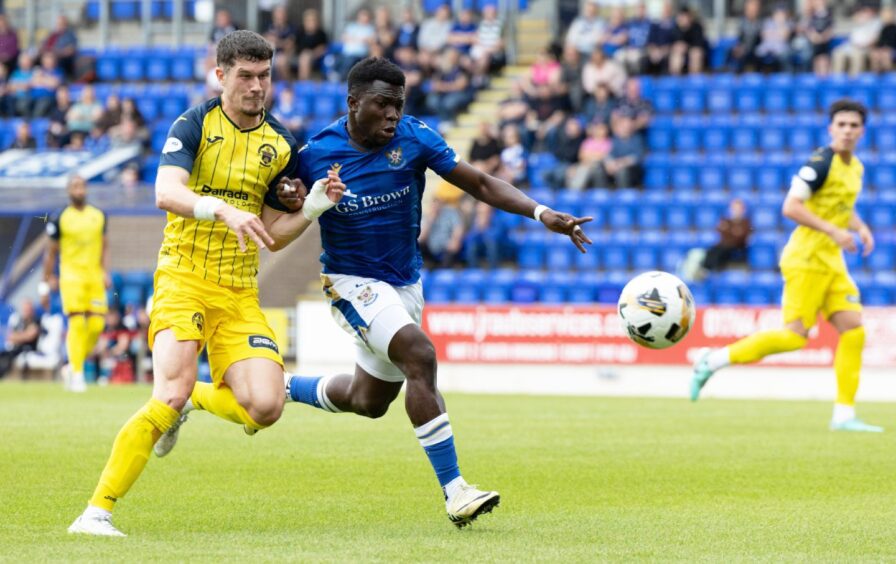 Adama Sidibeh came on for the second half.