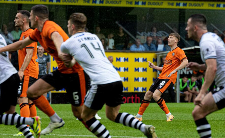 Brandon Forbes scores his first Dundee United goal