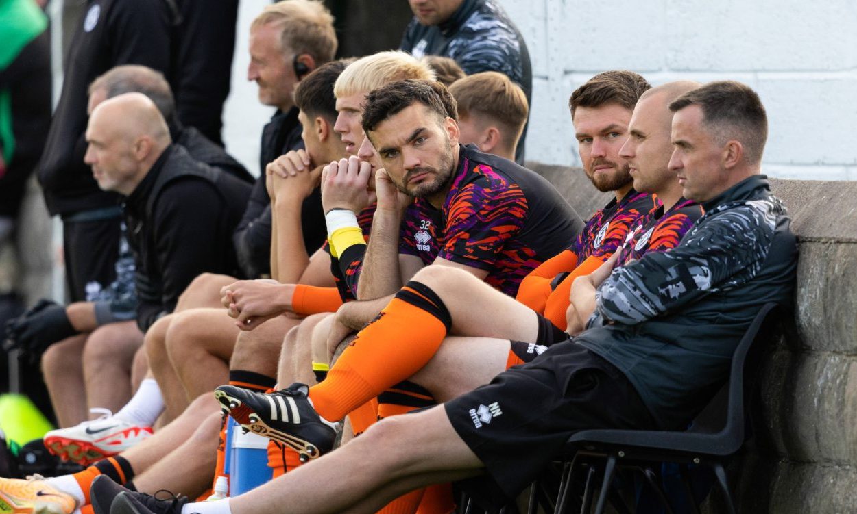Tony Watt remained on the bench for Dundee United despite the overwhelming need for goals