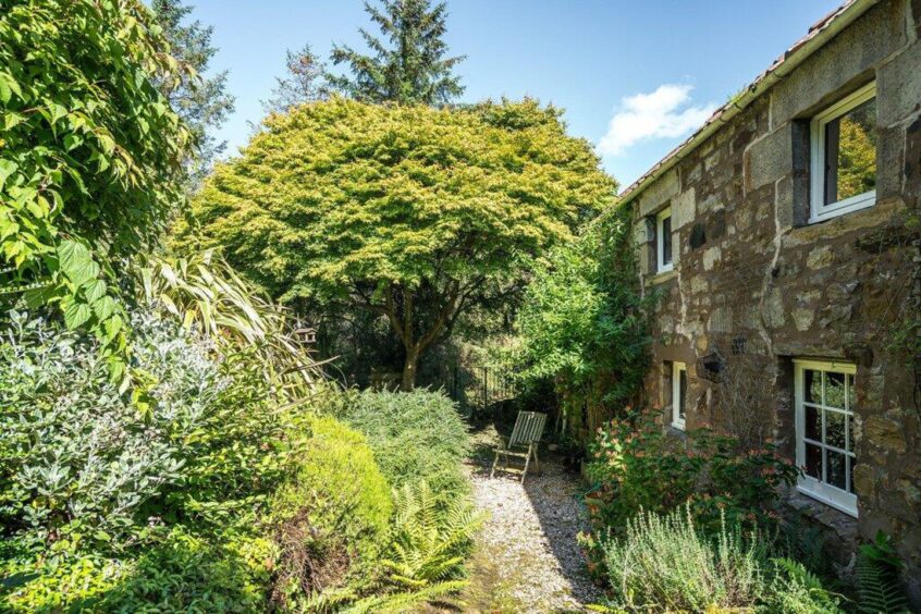 The Lundin Links mill conversion has extensive gardens.